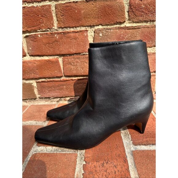 Ann Taylor Loft $156 Squared Pointy Toe Booties women's 10 NEW - Picture 2 of 12
